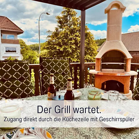 Familientreffen - Ganzes Haus - Spielplatz - Spielzimmer - Garten - Scheune - Terasse - Grill - Taufstein 펜션 *