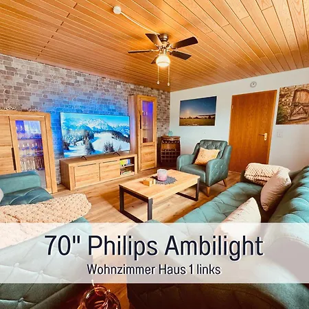 펜션 Familientreffen - Ganzes Haus - Spielplatz - Spielzimmer - Garten - Scheune - Terasse - Grill - Taufstein Herbstein