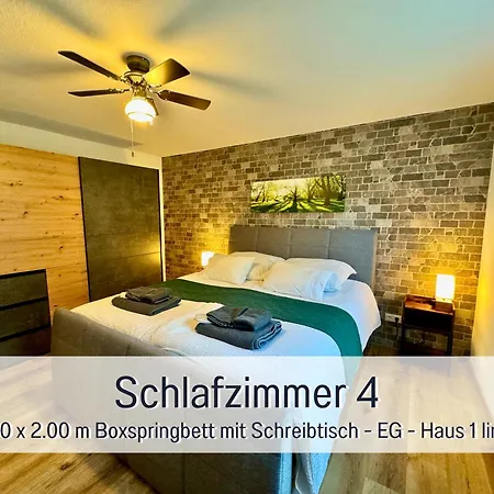 Ferienhaus Familientreffen - Ganzes Haus - Spielplatz - Spielzimmer - Garten - Scheune - Terasse - Grill - Taufstein Herbstein