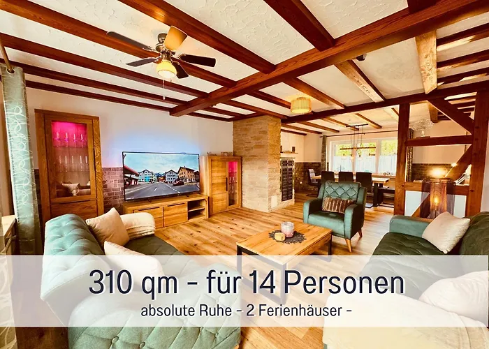 Großes Für 12 -17 Personen Mit Whirlpool - Spielzimmer Und Garten Ferienhaus Herbstein