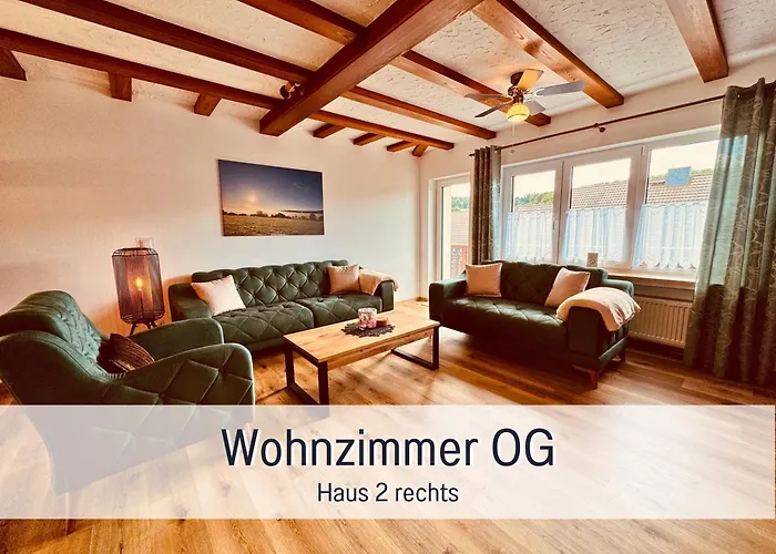 Ferienhaus Großes Für 12 -17 Personen Mit Whirlpool - Spielzimmer Und Garten Herbstein