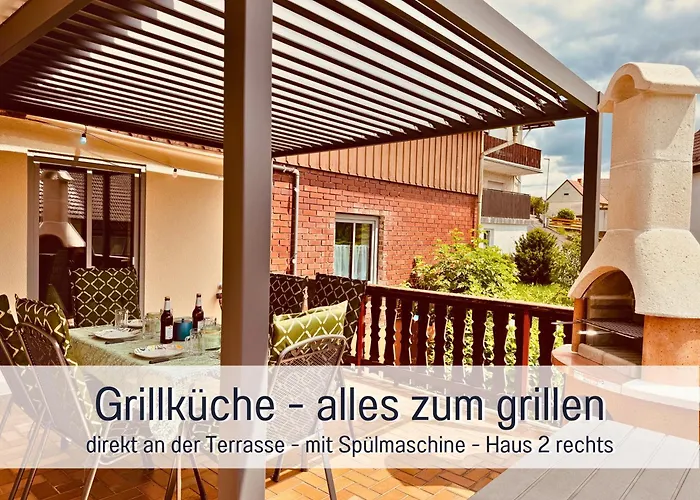 Großes Für 12 -17 Personen Mit Whirlpool - Spielzimmer Und Garten * Herbstein