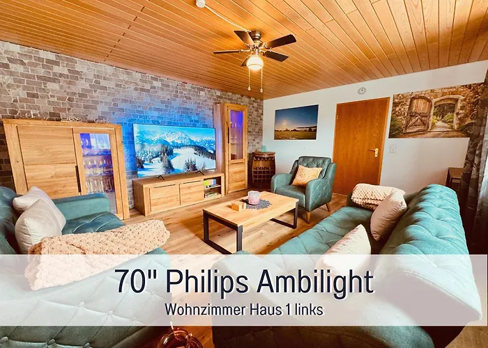 Ferienhaus Großes Für 12 -17 Personen Mit Whirlpool - Spielzimmer Und Garten Herbstein