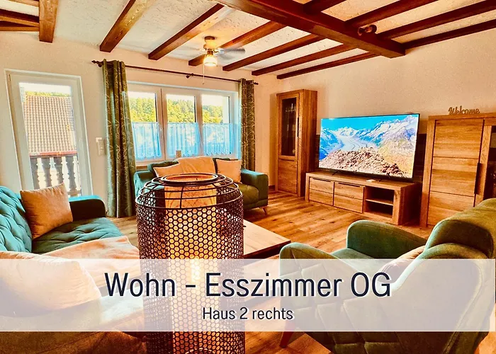 Großes Für 12 -17 Personen Mit Whirlpool - Spielzimmer Und Garten Ferienhaus Herbstein