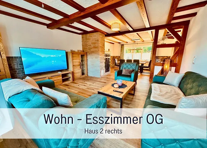 Großes Für 12 -17 Personen Mit Whirlpool - Spielzimmer Und Garten Herbstein