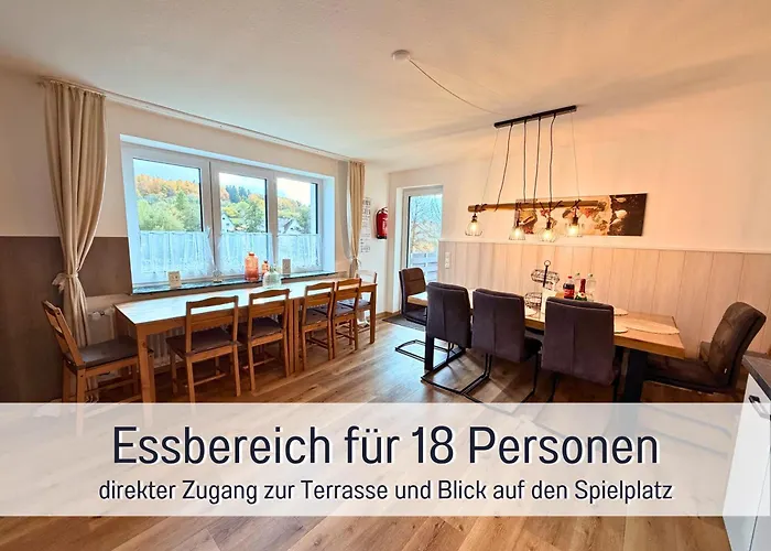 Ferienhaus Großes Für 12 -17 Personen Mit Whirlpool - Spielzimmer Und Garten *